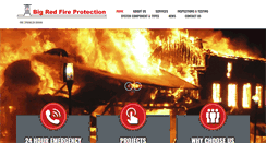 Desktop Screenshot of bigredfireprotection.com